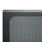 DWR Serie Regular Perforado Vented Puerta Delantera Acabado: Negro, Altura del rack: 21" H (12U Space)