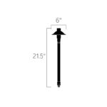 Luz de Camino Kichler 15350CO Cobre 12V 21.5 Pulgadas