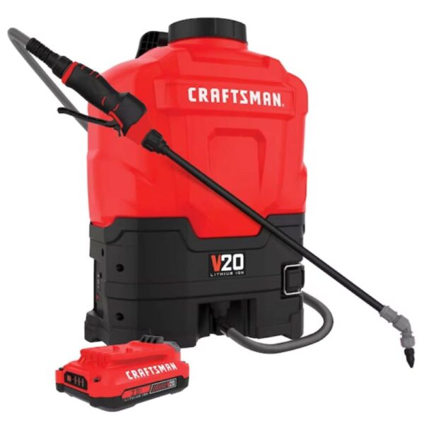 Rociador de Mochila Craftsman CMXCAFG190682 4 Galones Batería de Iones de Litio 20V
