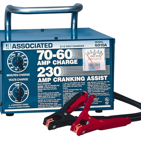 Cargador Portátil Associated Auto Equipment 6010A 6/12V 70/60 Amp Azul