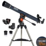 Celestron – Telescopio AstroMaster 70AZ – Telescopio refractor – Óptica de vidrio totalmente recubierta – Trípode de alt