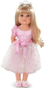 Muñeca Gotz Hannah Princess 1359072 19.5 pulgadas Cabello Rubio Ojos Azules con Atuendo Adicional