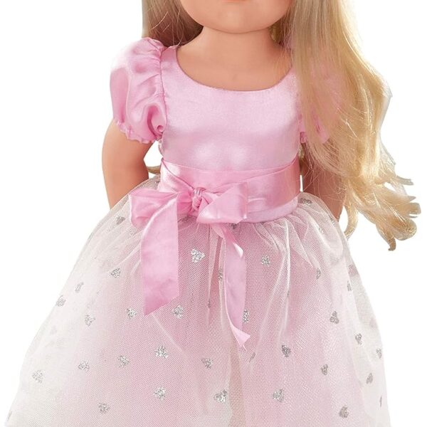 Muñeca Gotz Hannah Princess 1359072 19.5 pulgadas Cabello Rubio Ojos Azules con Atuendo Adicional