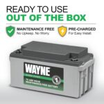 Batería Wayne WSB1275 AGM de Ácido de Plomo Sellado 12V 75Ah