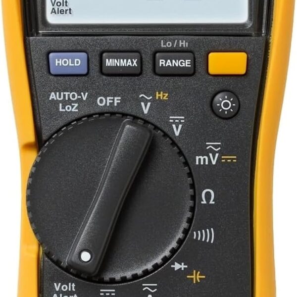 Fluke 117 Multímetro digital, detección de voltaje CA sin contacto, mide resistencia/continuidad/frecuencia/capacitancia