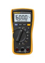 Fluke 115 Multímetro digital, mide voltaje CA/CC hasta 600 V y corriente hasta 10 A, mide resistencia, continuidad, frec