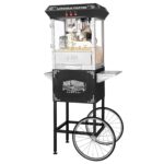 Great Northern Popcorn 6015 Lincoln Top - Máquina para palomitas de maíz, de 8 onzas estilo antiguo de bar, Negro