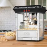 Great Northern Popcorn 6015 Lincoln Top - Máquina para palomitas de maíz, de 8 onzas estilo antiguo de bar, Negro