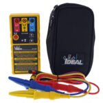 IDEAL Electrical 61-521 - Probador de rotación de motor trifásico y rotación de fase, estuche de transporte y cables inc