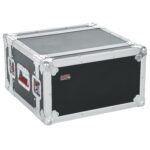 Gator Cases G-TOUR Series - Estante de audio poco profundo con herrajes de grado turístico de alta resistencia, profundi