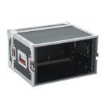 Gator Cases G-TOUR Series - Estante de audio poco profundo con herrajes de grado turístico de alta resistencia, profundi