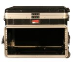 Gator Cases Soundcheck Series ATA-Style Rack de consola con rack de audio 4U y compartimento superior para laptop o mezc