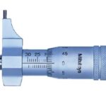 Mitutoyo Micrómetro interior Vernier 145-186, tipo pinza, rango de 0.984-1.969 in, graduación de 0.000 in, precisión de