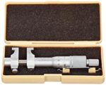Mitutoyo Micrómetro interior Vernier 145-186, tipo pinza, rango de 0.984-1.969 in, graduación de 0.000 in, precisión de