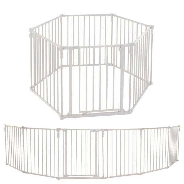 Corral de Bebé Toddleroo by North States Modelo 4930 Superyard 3 en 1 Metal 6 Paneles Color Topo 30 Pulgadas