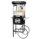 Great Northern Popcorn Company Black Paducah - Máquina y carrito de palomitas antiguas de 8 onzas