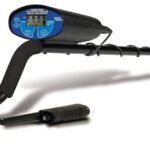 Detector de metales Bounty Hunter Quick Silver QSIGWP con puntero pantalla LCD bobina de búsqueda 8 pulgadas
