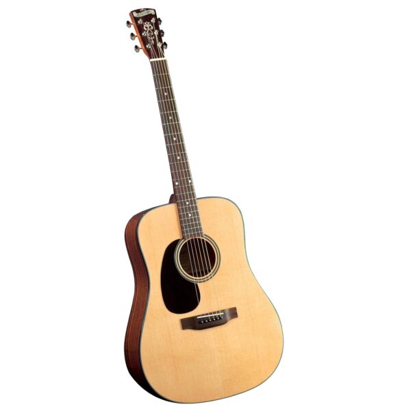Blueridge Guitars Guitarra acústica de 6 cuerdas, zurdo, natural (BR-40LH)