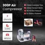 Compresor de Aire Portátil VIAIR 300P Modelo 30033 12 Voltios 150 PSI