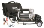 Compresor Portátil Viair 440P 12 Voltios 150 PSI 3 CFM Negro con Estuche de Lona y Manguera de 25 Pies