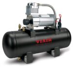 Kit Compresor de Aire Viair 20005 150 PSI Montado en Tanque de 2 Galones 12 Voltios