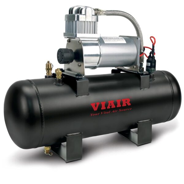 Kit Compresor de Aire Viair 20005 150 PSI Montado en Tanque de 2 Galones 12 Voltios