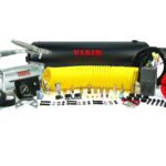 Compresor de Aire VIAIR 450C Sistema OBA de Servicio Constante 12V 150 PSI Tanque 2.5 Galones Neumáticos hasta 37 pulgad