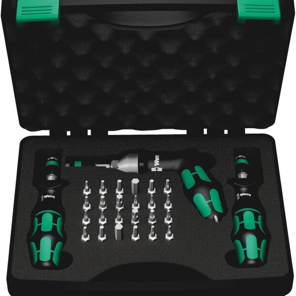 WERA 05074739001 7440/41/42 Juego de destornilladores torque Kraftform 0.3-6.0 Nm, 27 piezas