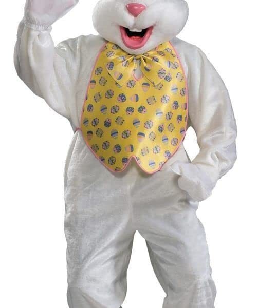 Disfraz de Conejo de Pascua Rubie's Modelo 1925 para Adulto Talla 42 con Chaleco Guantes y Máscara
