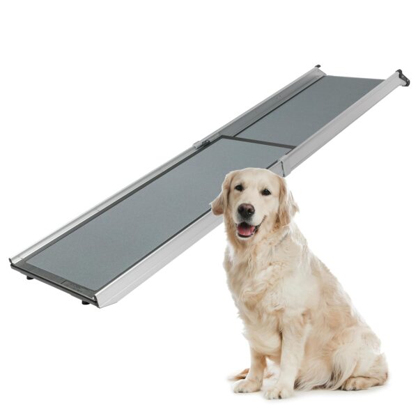 Rampa telescópica para perros PetSafe Happy Ride 62320 Aluminio 300 libras Gris