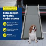 Rampa telescópica para perros PetSafe Happy Ride 62320 Aluminio 300 libras Gris