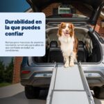 Rampa telescópica para perros PetSafe Happy Ride 62320 Aluminio 300 libras Gris
