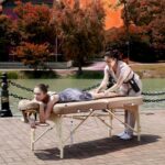Mesa de Masaje Portátil Master Massage Phoenix Therma 30 pulgadas con Calefacción Color Otter