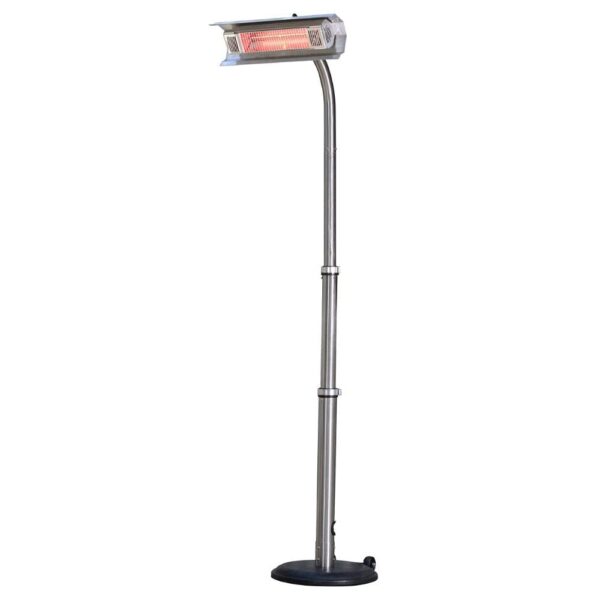 Calentador Infrarrojo Fire Sense 02117 Montado en Poste Telescópico Acero Inoxidable 1500 Vatios