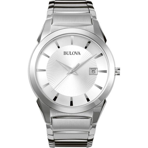 Reloj Bulova 96B015 Hombre Cuarzo Esfera Plateada 38mm Acero Inoxidable