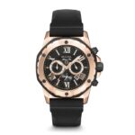 Reloj Bulova Marine Star 98B104 Cronógrafo Acero Inoxidable Correa de Caucho Negro Resistente al Agua 100 Metros