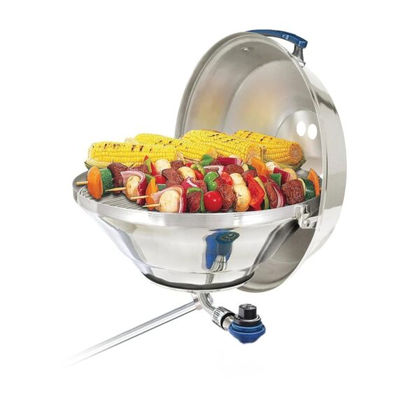 Parrilla de Gas Portátil Magma A10-215 Marine Kettle Acero Inoxidable 17 Pulgadas