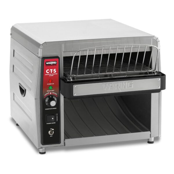 Waring Tostadora comercial CTS1000 Coneyer, 450 rebanadas por hora, 120V, 1800W, enchufe de 5-15 fases