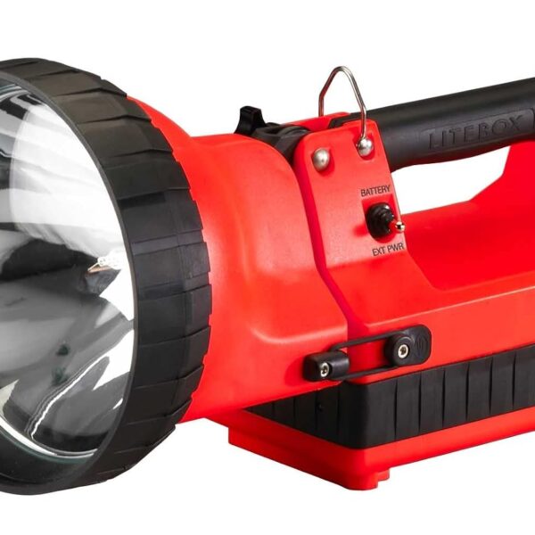 Streamlight 45605 HID Litebox linterna con cargador de CC, naranja - 3350 lúmenes
