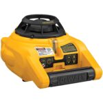 Kit de Láser Giratorio DeWalt DW074KD con Detector Láser Autonivelante Color Rojo