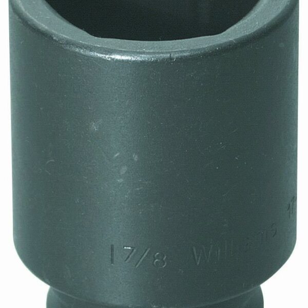 Dado de Impacto Profundo Williams 17-6100 6 Puntos 3-1/8 pulgadas Acabado Aceite Frotado