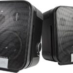 JBL Monitor profesional C2PS Control 2P de alimentación compacta, monitores de referencia de escritorio, par de altavoce