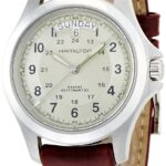 Reloj Hamilton Khaki Field King Automático H64455523 Esfera Beige Caja Acero Inoxidable 40 milímetros Correa de Cuero Ma