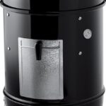 Ahumador de Carbón Weber Smokey Mountain 721001 18 Pulgadas Acero Esmaltado en Porcelana Color Negro