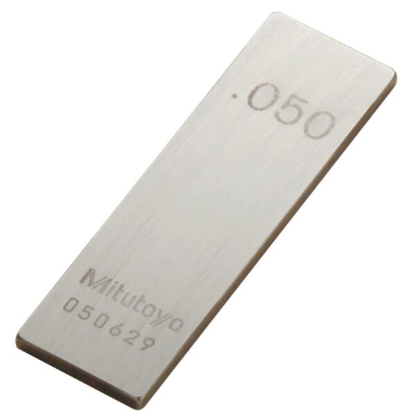 Bloque de calibre rectangular de acero Mitutoyo, grado ASME AS-0, pulgada, 1