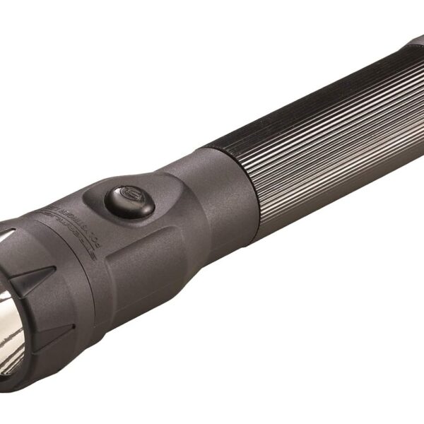 Streamlight 76113 PolyStinger LED - Linterna recargable de 485 lúmenes con cargador inteligente de 120 voltios AC/12 vol