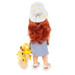 Muñeca Gotz Hannah Little Duck 19.5 pulgadas Articulada Vestido Azul Sombrero Bolsa Lentes Florales Pato de Hule Cabello