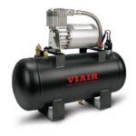 Kit de Fuente de Aire VIAIR 20003 Compresor 275C Tanque 1.5 Galones 150 PSI 12 Voltios