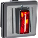 Edwards-Signaling Estroboscópico de cuerno, rojo, 5-1/2 In. H, 120VAC (868STRR-N5)