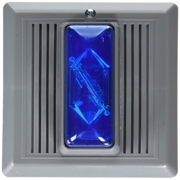 Edwards-Signaling Estroboscópico de bocina, azul, 24VAC/DC, empotrado interior (869STRB-AQ)